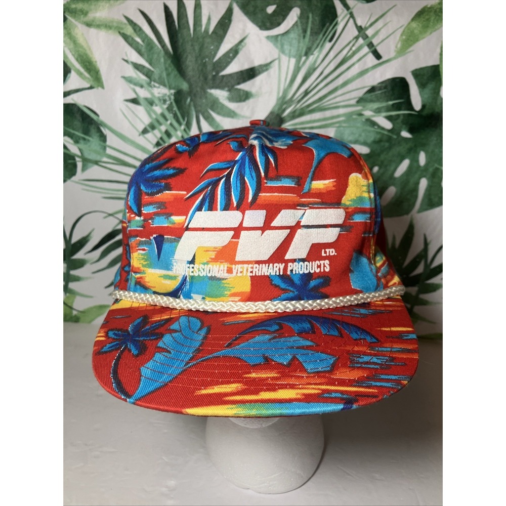Mohrs Vintage Trucker Hat Floral Snapback Professional Veterinary Products Rare